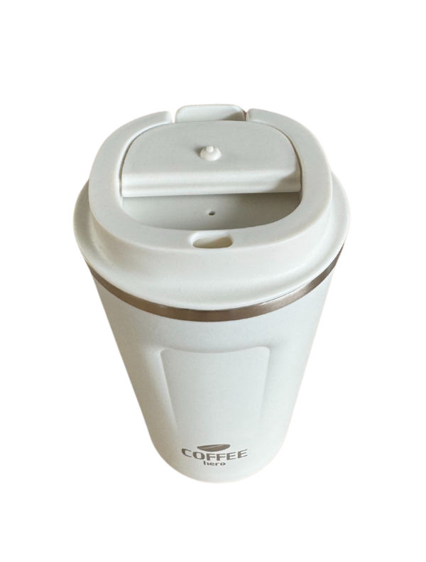 Thermosbeker - Wit - 380ml - Afbeelding 5